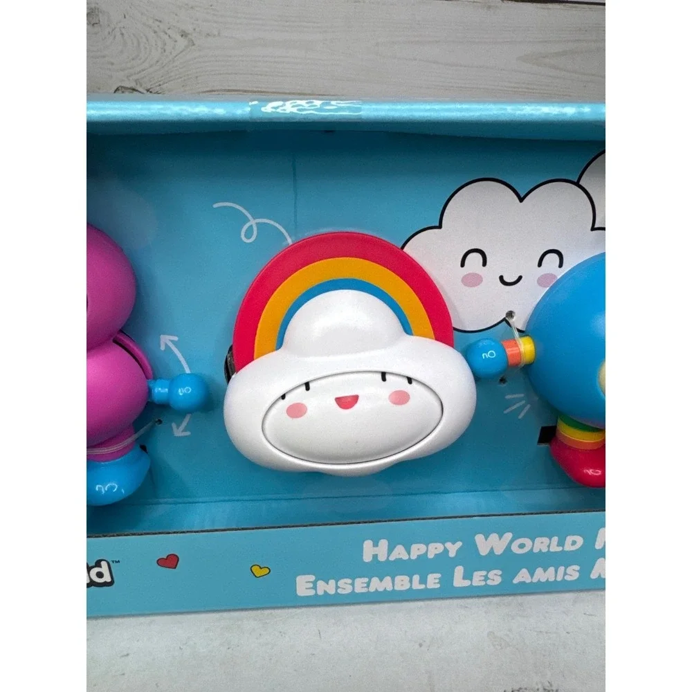Fisher Price Happy‎ World Friends Baby Toy Set HDG95 Infant Sensory NEW